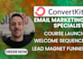 setup convertkit kit welcome sequence lead magnet funnel course launch